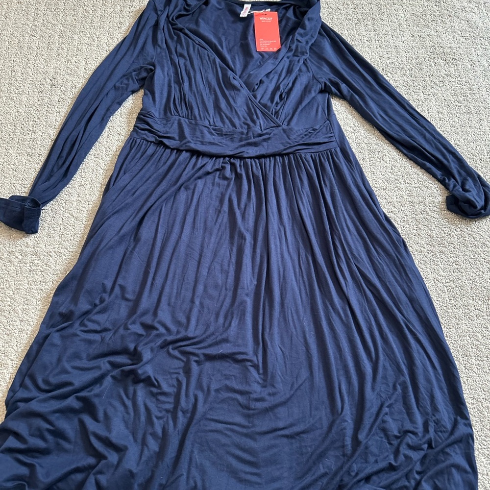 Elegant Navy Blue Dress